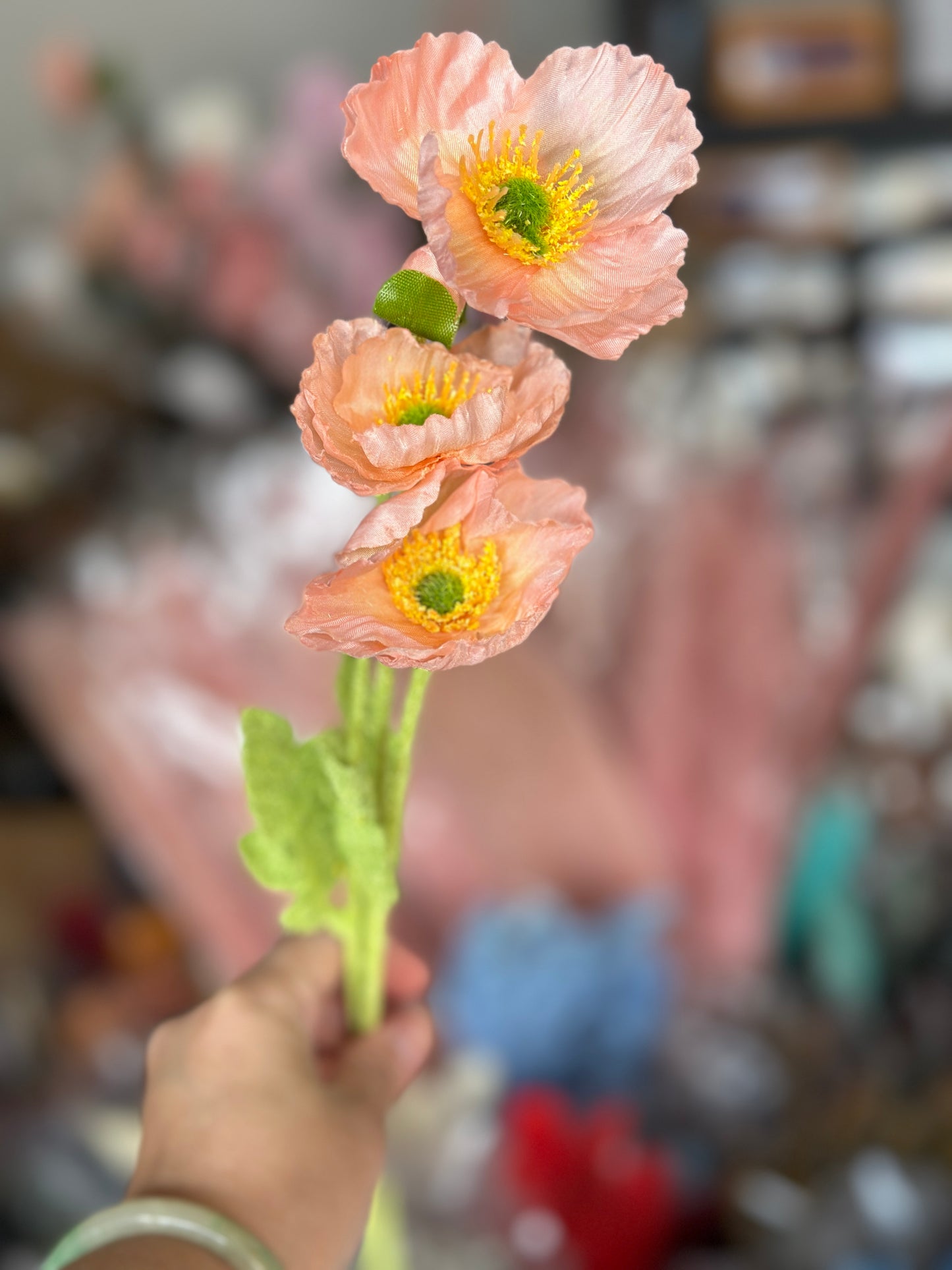 Artificial Poppy Flowers
