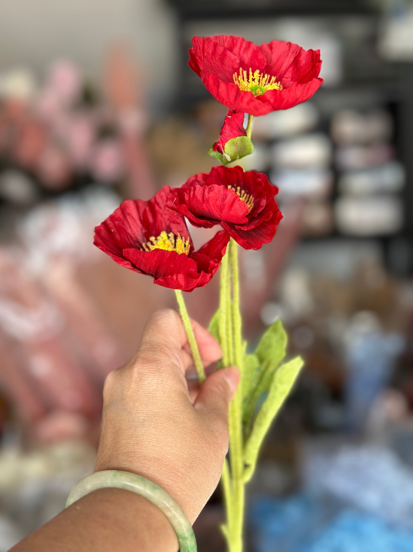 Artificial Poppy Flowers