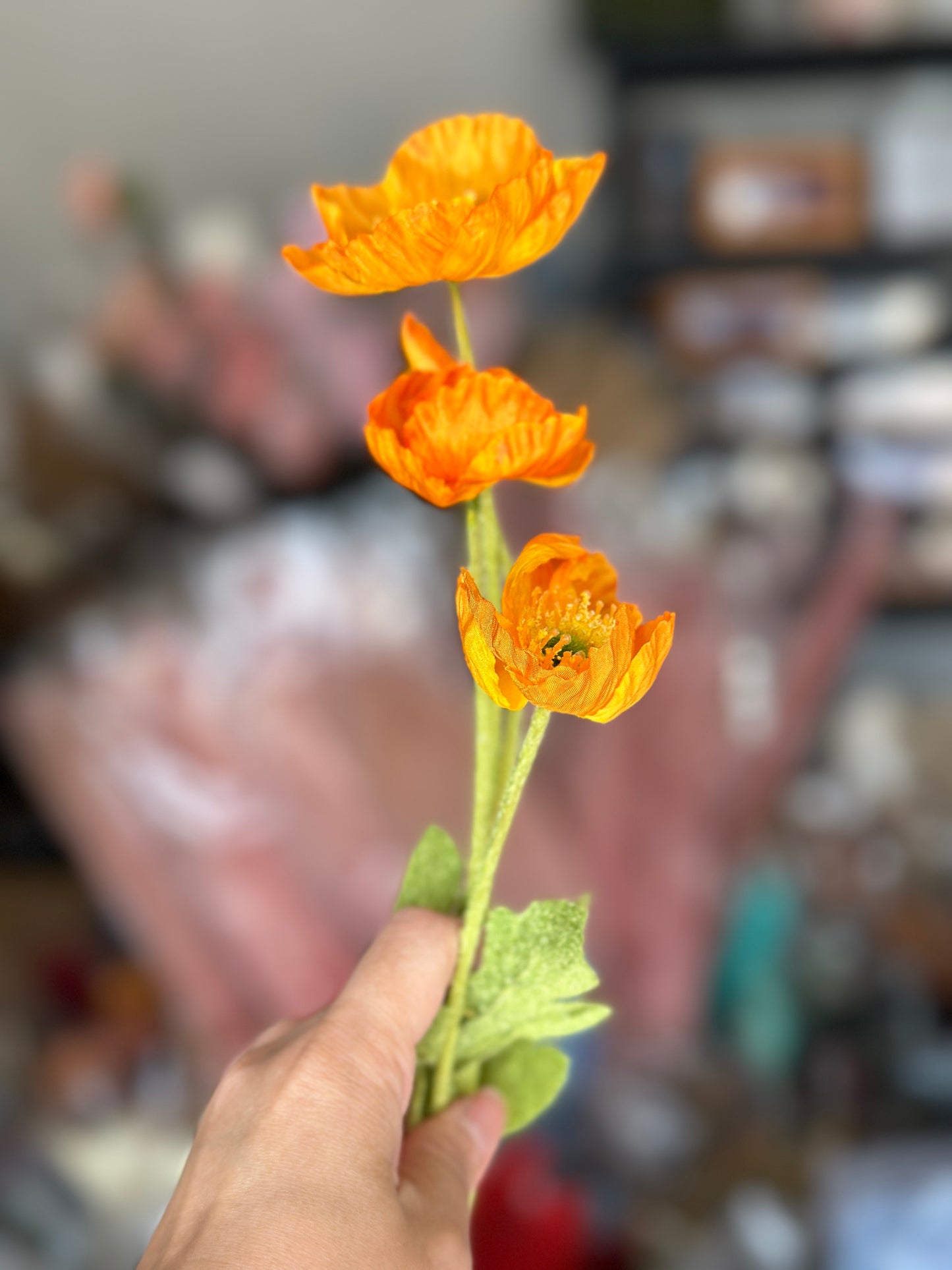 Artificial Poppy Flowers