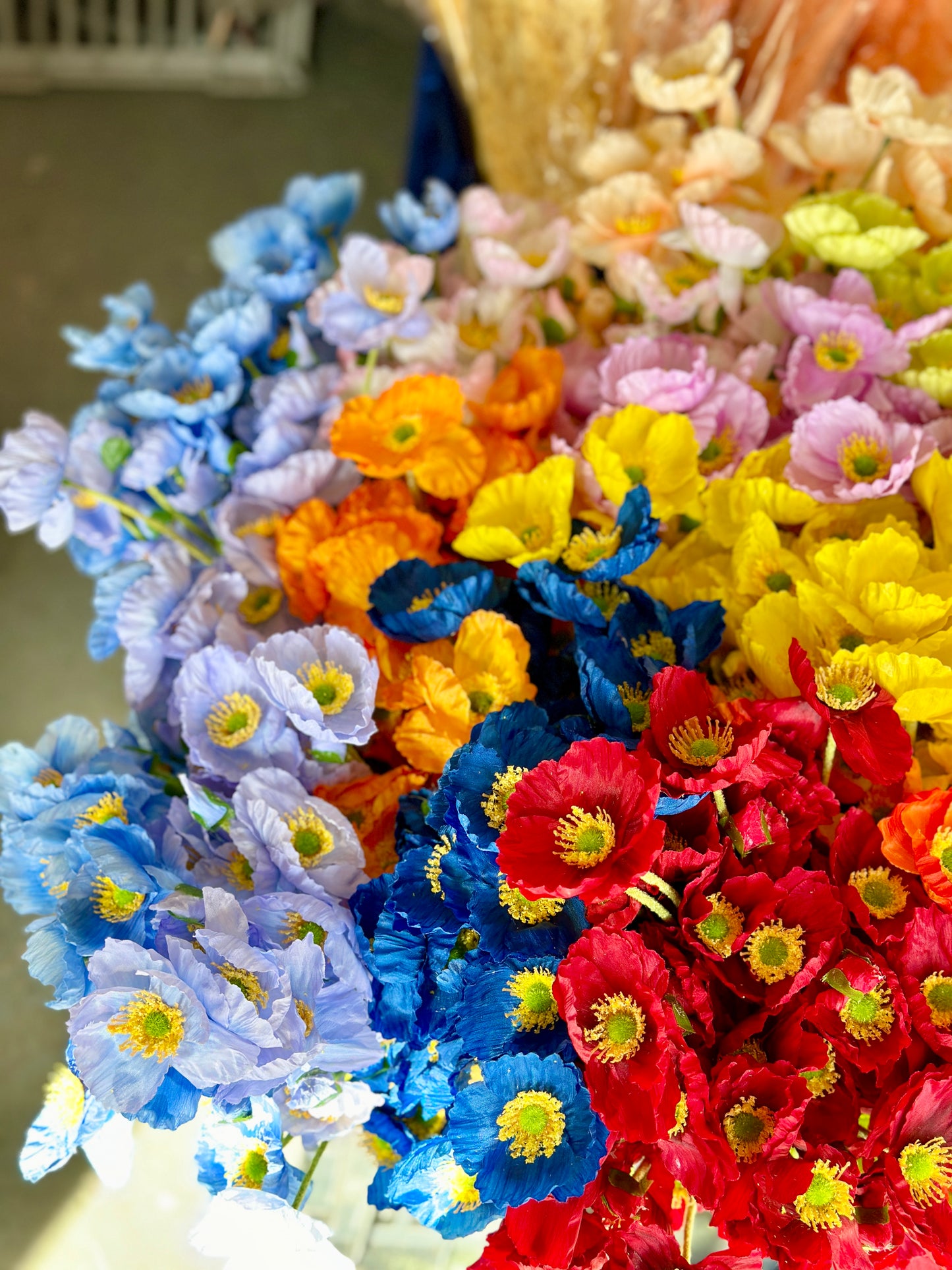Artificial Poppy Flowers