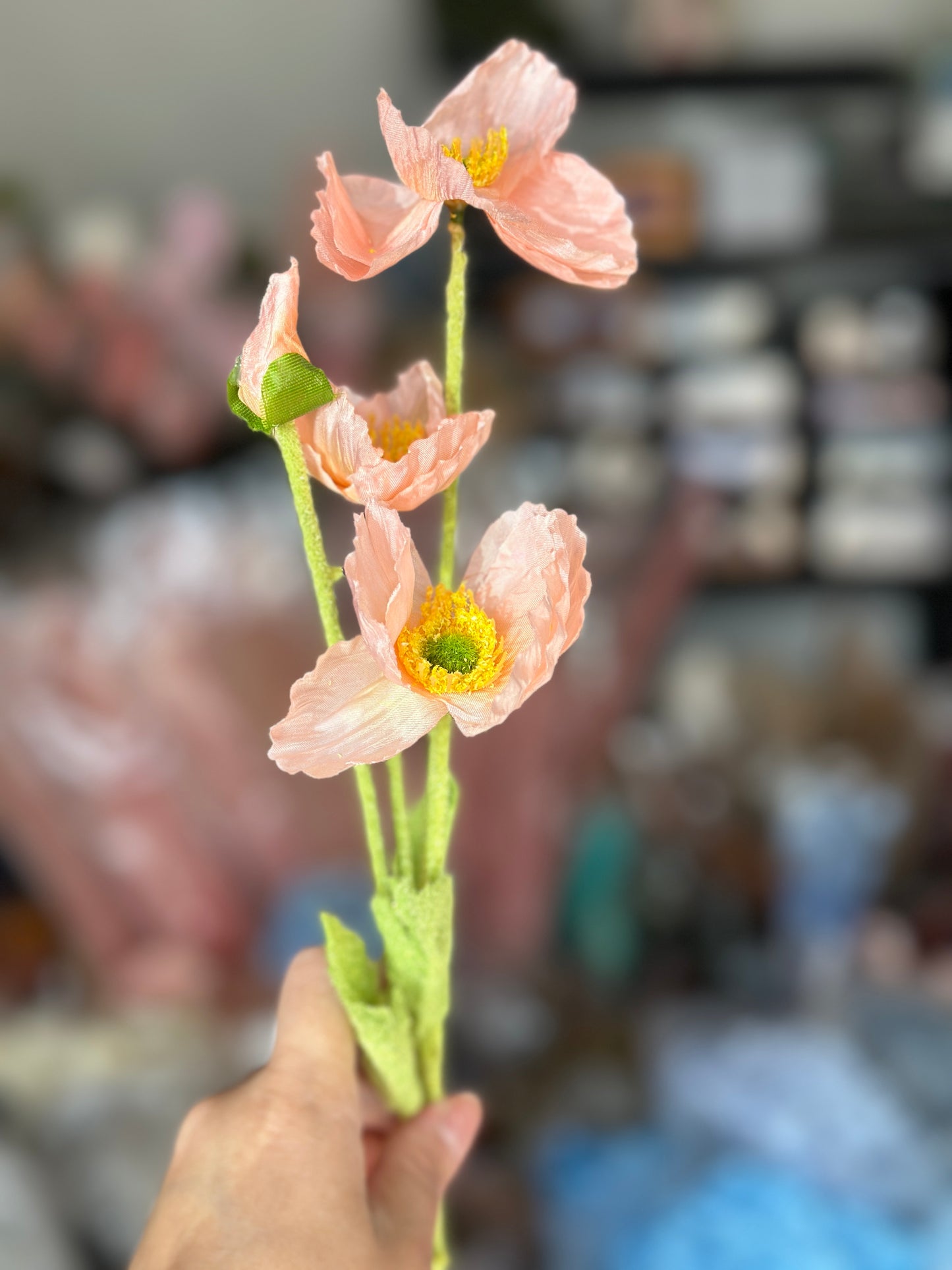 Artificial Poppy Flowers