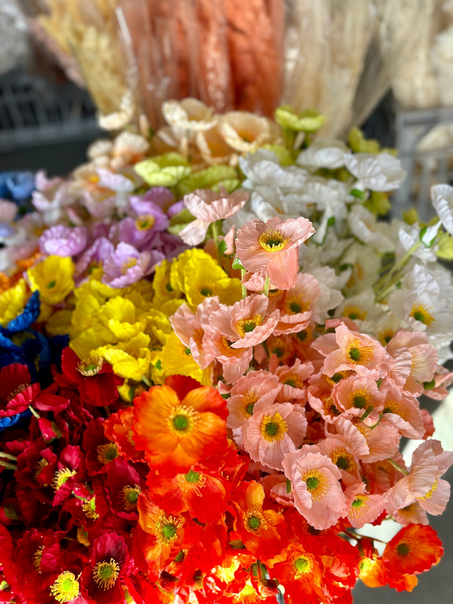 Artificial Poppy Flowers