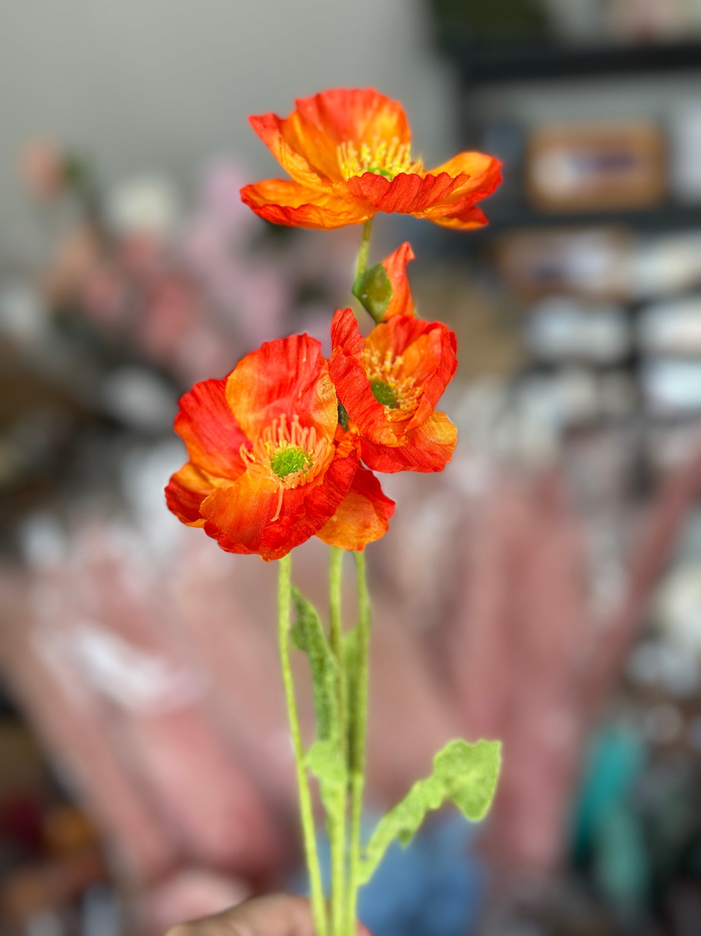 Artificial Poppy Flowers