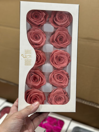 Grade A Preserved Roses 4cm (8 Roses/box)