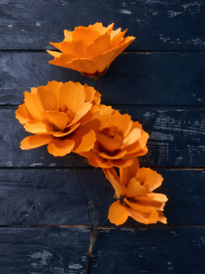 Handmade Wood Flowers