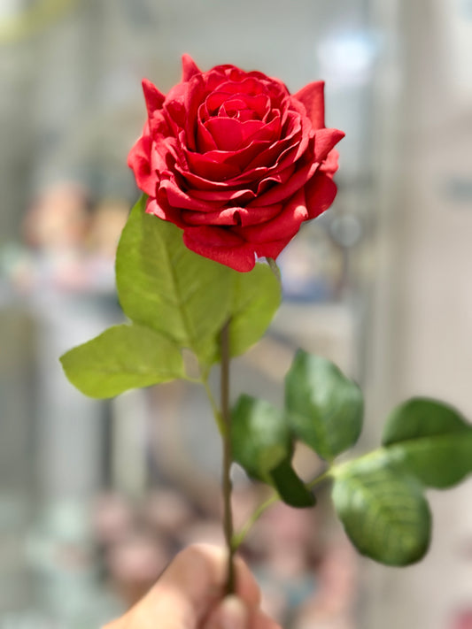 High Quality Real Touch Rose 8cm Head