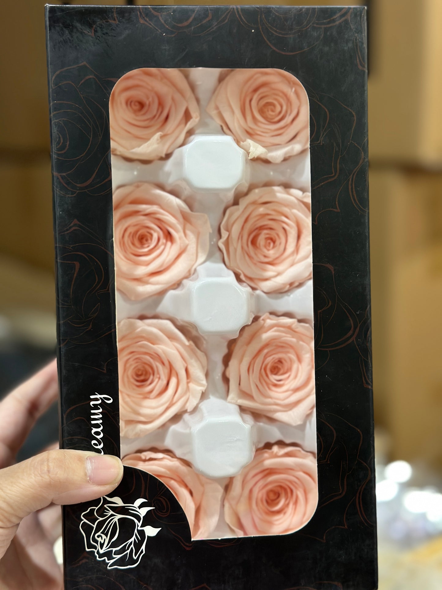 Grade A Preserved Roses 4cm (8 Roses/box)