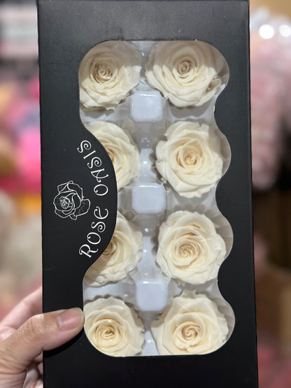 Grade A Preserved Roses 4cm (8 Roses/box)