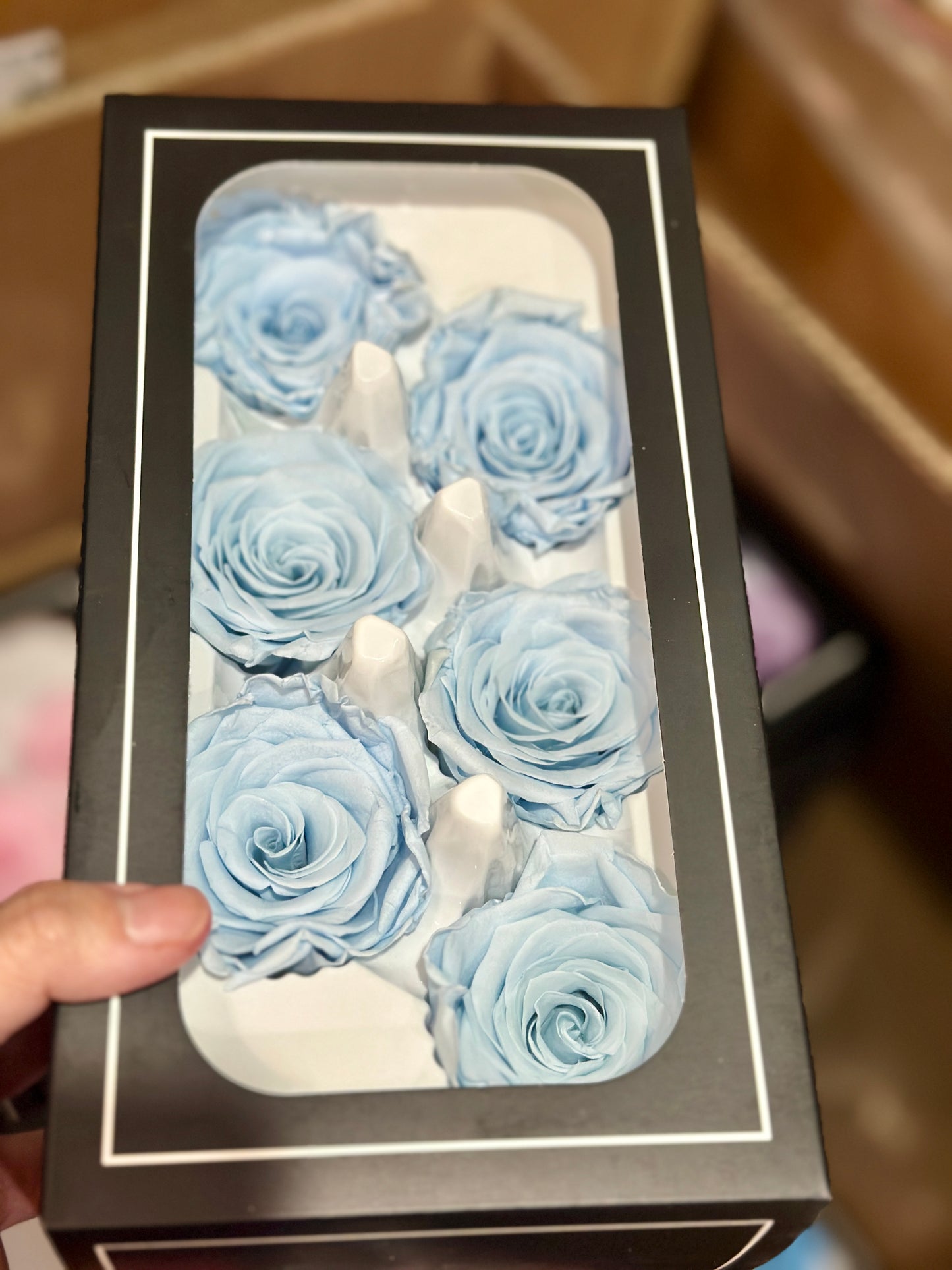 Grade A Preserved roses 5-6cm (6 Roses/Box)