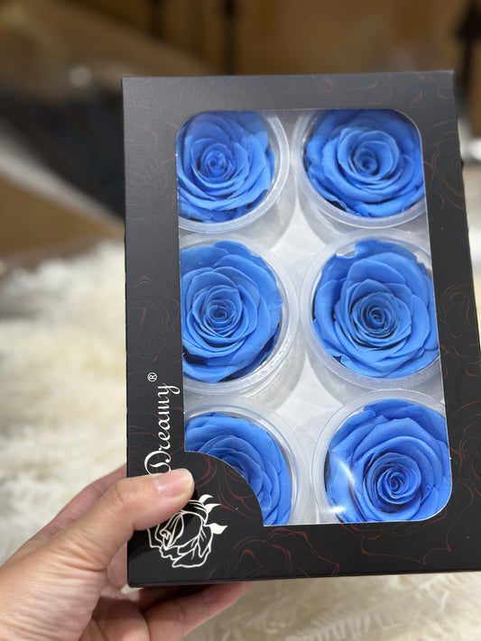 Grade A Preserved roses 5-6cm (6 Roses/Box)