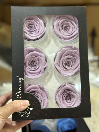 Grade A Preserved roses 5-6cm (6 Roses/Box)