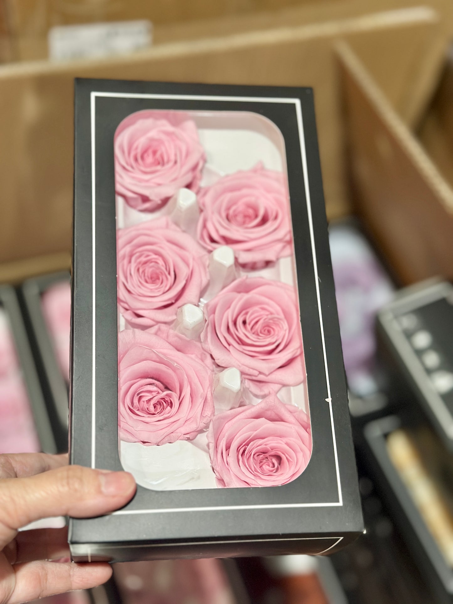 Grade A Preserved roses 5-6cm (6 Roses/Box)