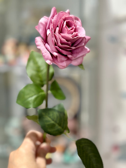 High Quality Real Touch Rose 8cm Head