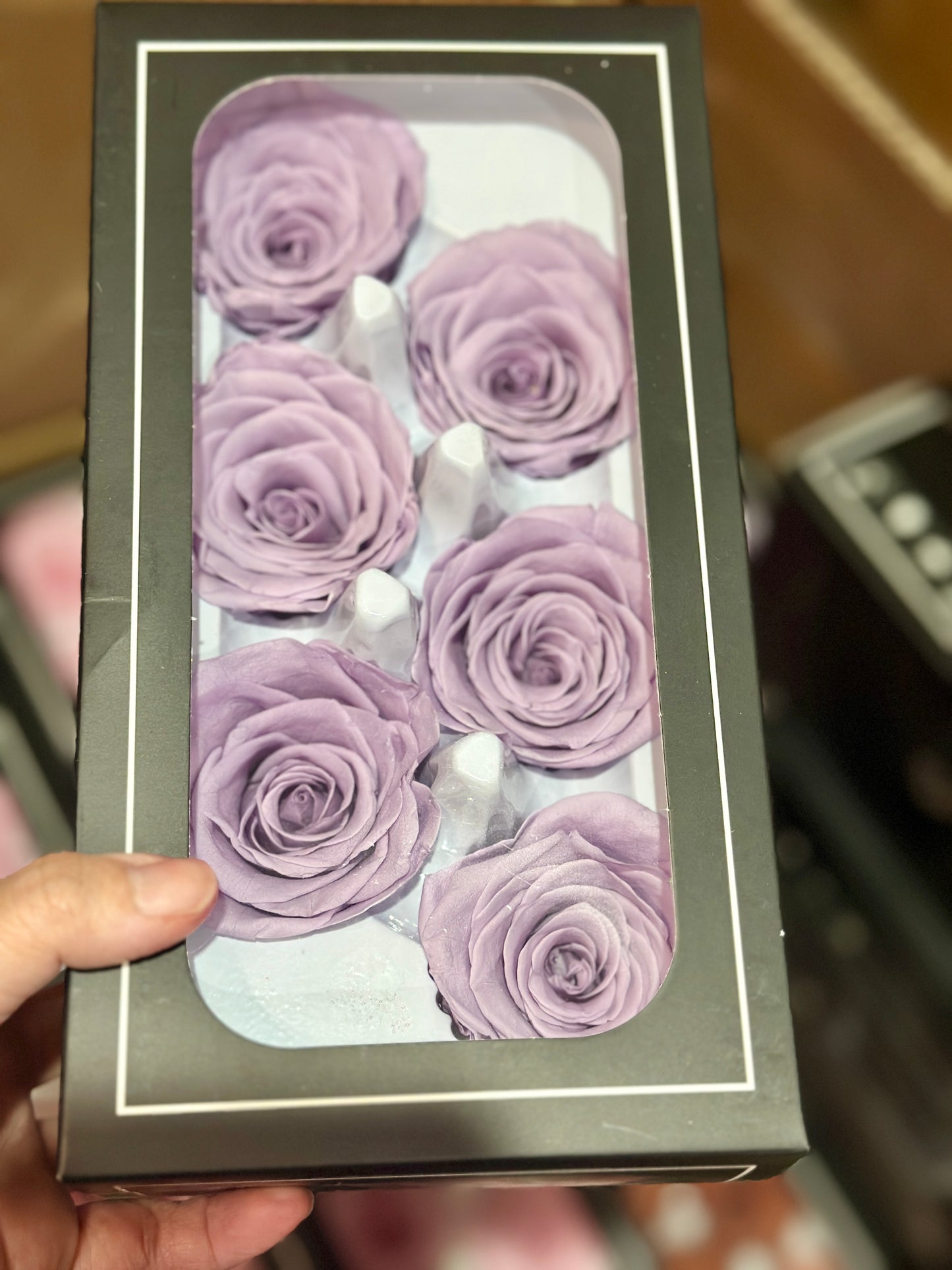 Grade A Preserved roses 5-6cm (6 Roses/Box)