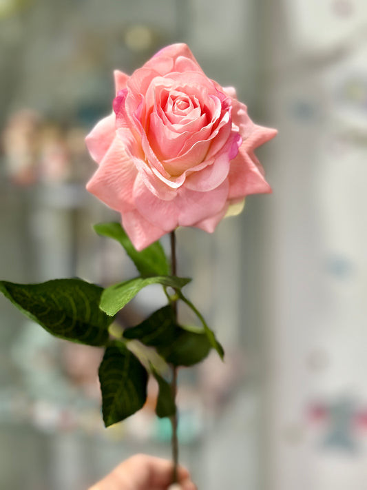 High Quality Real Touch Rose 8cm Head
