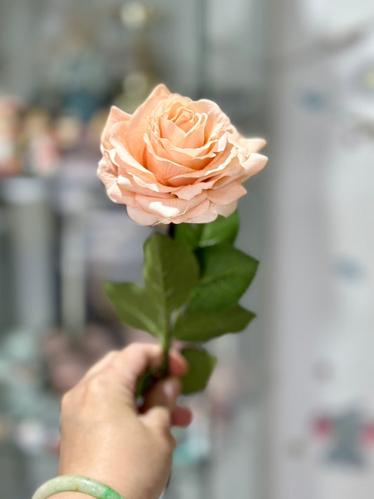 High Quality Real Touch Rose 8cm Head