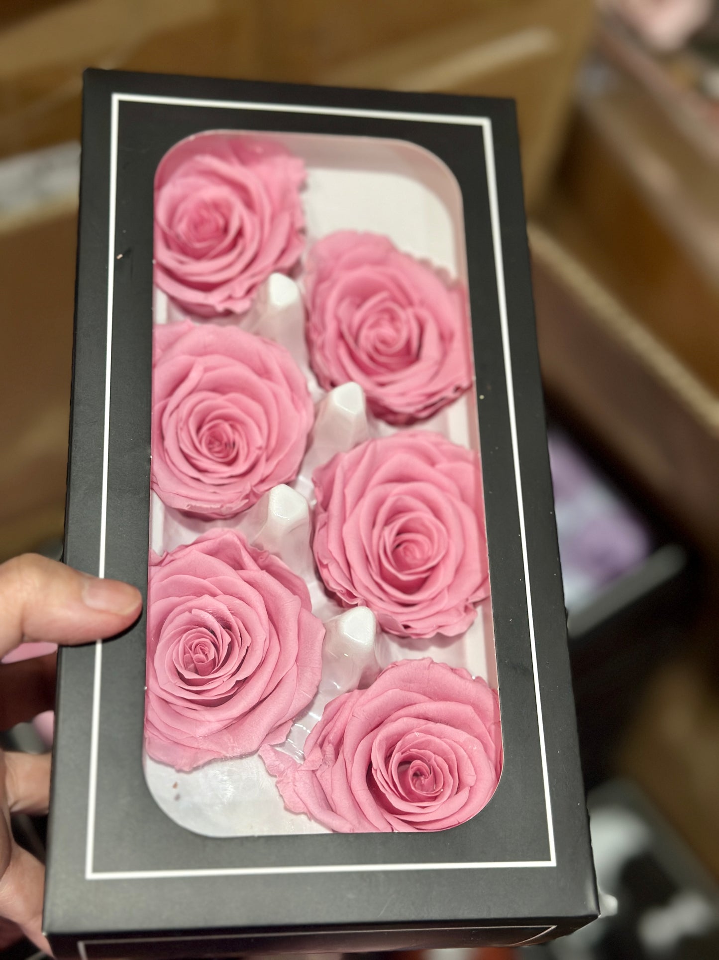 Grade A Preserved roses 5-6cm (6 Roses/Box)