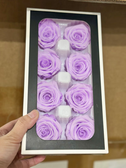 Grade A Preserved Roses 4cm (8 Roses/box)