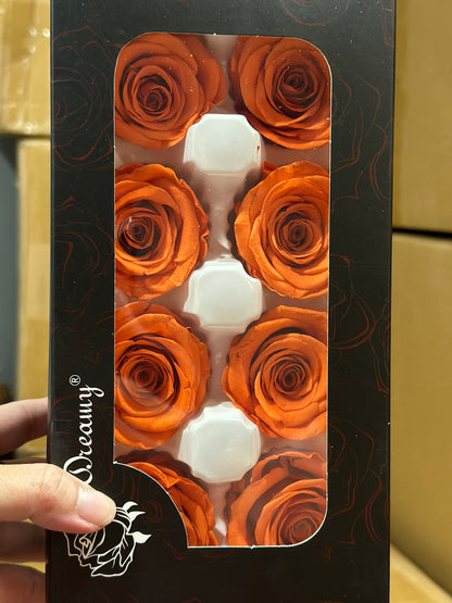 Grade A Preserved Roses 4cm (8 Roses/box)